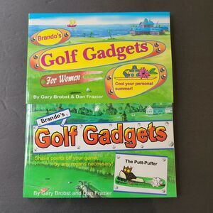 Brandos Golf Gadgets for Women and Putt Puffer Book Lot Gary Brobst Dan Frazier